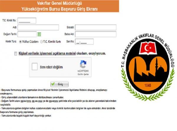 2018 2019 Vakiflar Genel Mudurlugu Burs Basvurusu Internetten Nasil Yapilir Simav Eynal Mesleki Ve Teknik Anadolu Lisesi